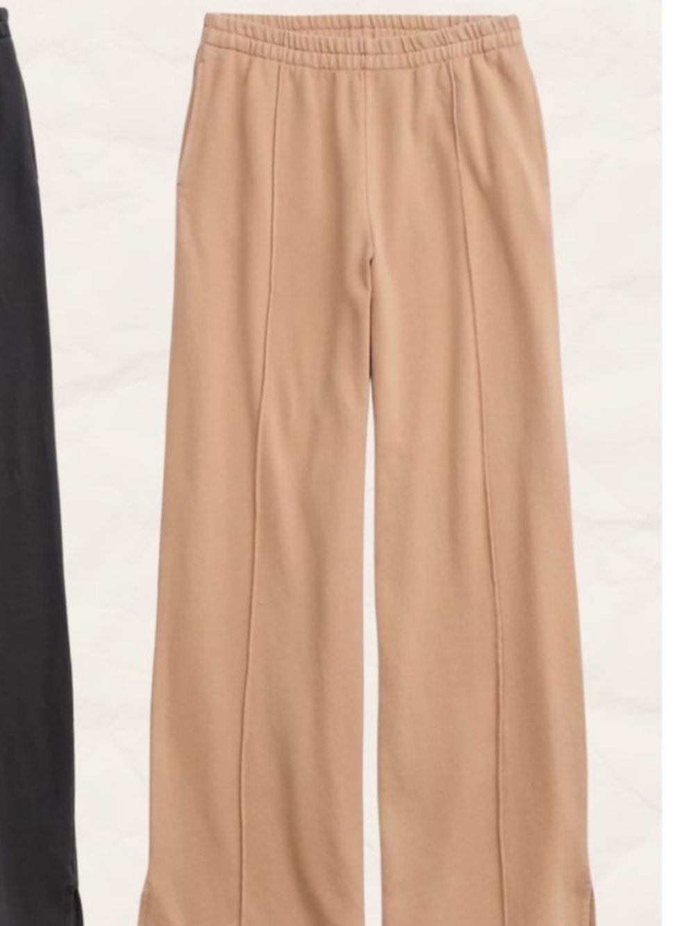 Aerie Camel Tan Wide Leg Sweats Sz Sm